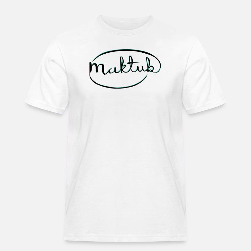 MakeKita Mint Script - Men's Workwear T-Shirt - white