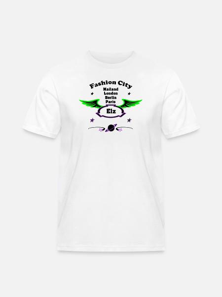 Fashion_City - Men's Workwear T-Shirt - white