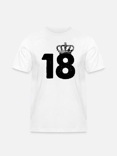 18 Crowns - Men's Workwear T-Shirt - white