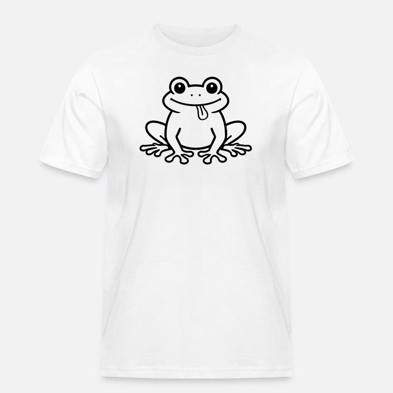 Toad Comic Frog - Men's Workwear T-Shirt - white