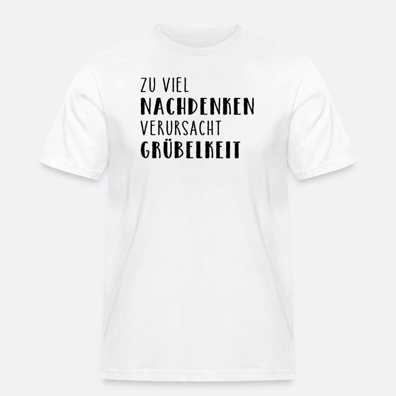 Brooding - Men's Workwear T-Shirt - white