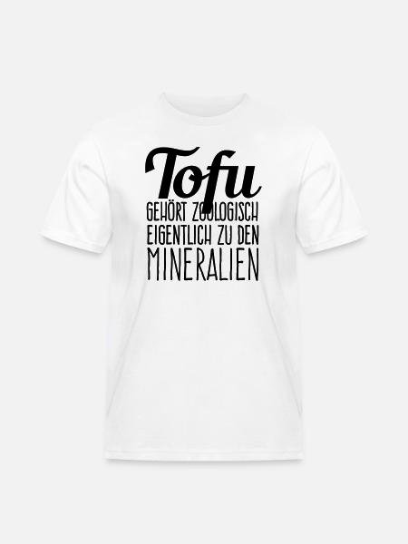Tofu zoologisch - Männer Workwear T-Shirt - Weiß