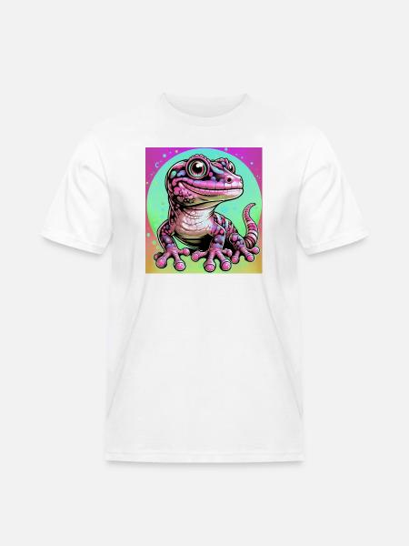 Gecko - Men's Workwear T-Shirt - white