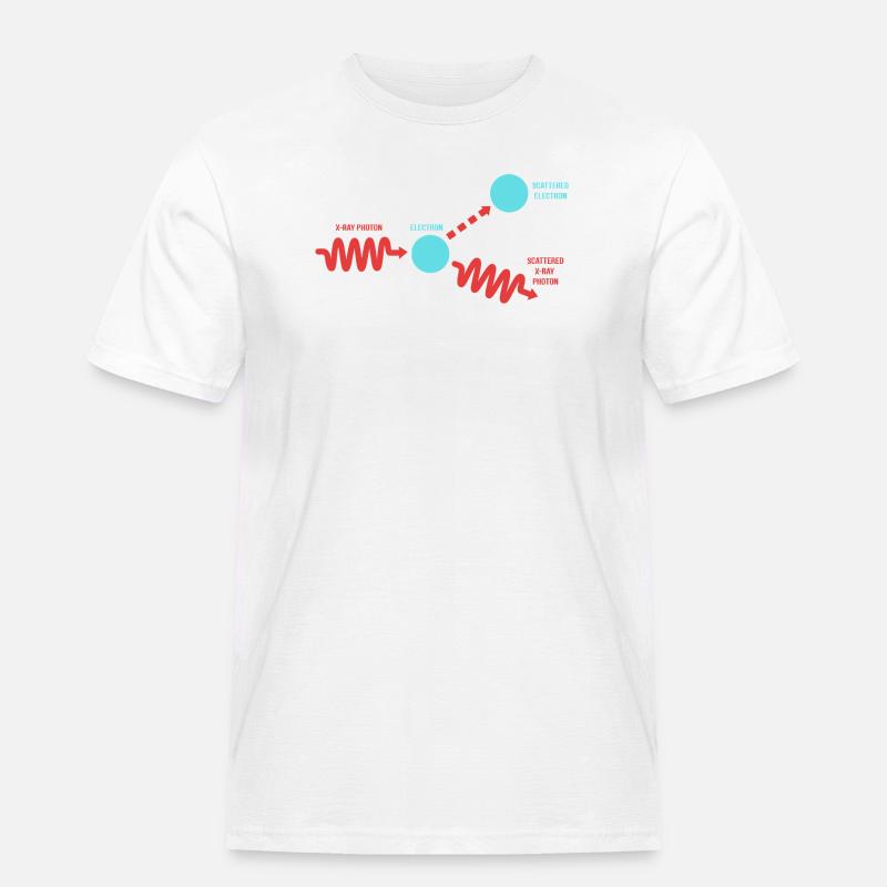 Quantenphysik Quantenmechanik Quantensprung - Männer Workwear T-Shirt - Weiß