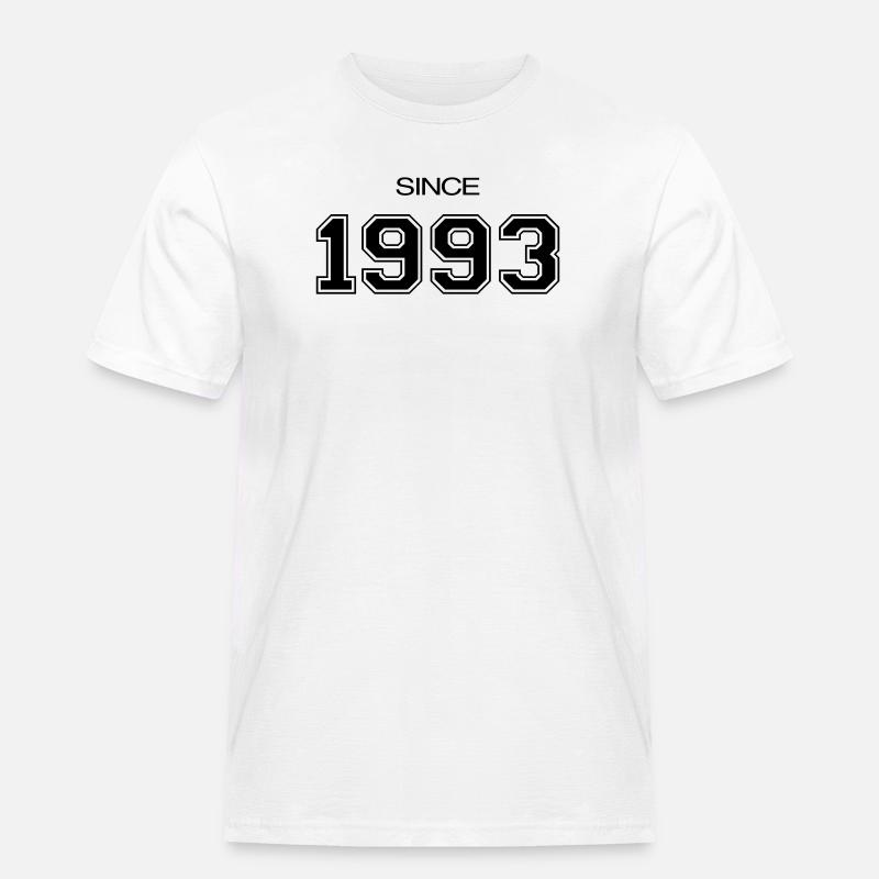 Geburtstagsgeschenk 1993 - Männer Workwear T-Shirt - Weiß