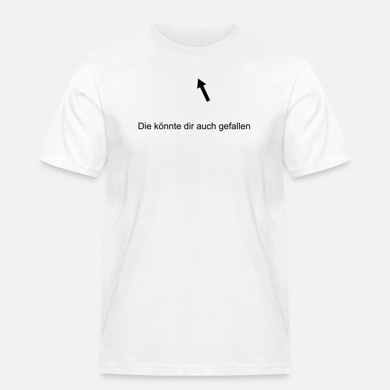 Die koennte dir auch gefallen - Männer Workwear T-Shirt - Weiß