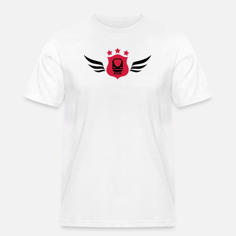 Eisenbahner / Eisenbahnen / Eisenbahn / Bahn - Männer Workwear T-Shirt - Weiß