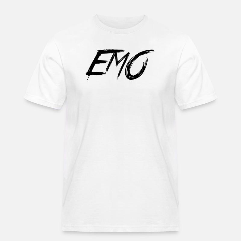 Emo (emo) - Męska koszulka robocza - biały