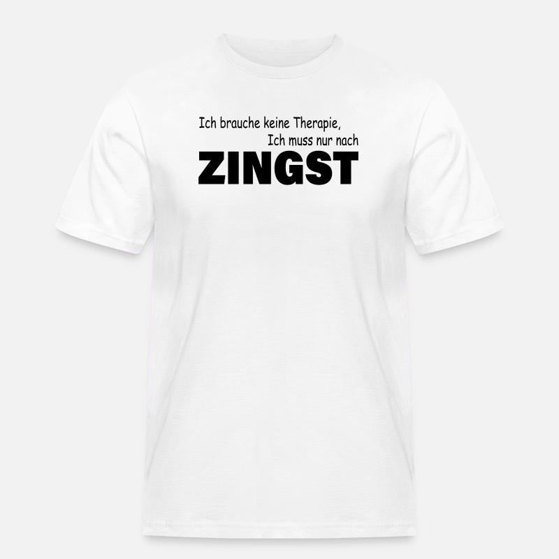 Terapi Zingst - Workwear T-Shirt for menn - hvit