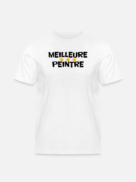 Beste Maler - Männer Workwear T-Shirt - Weiß