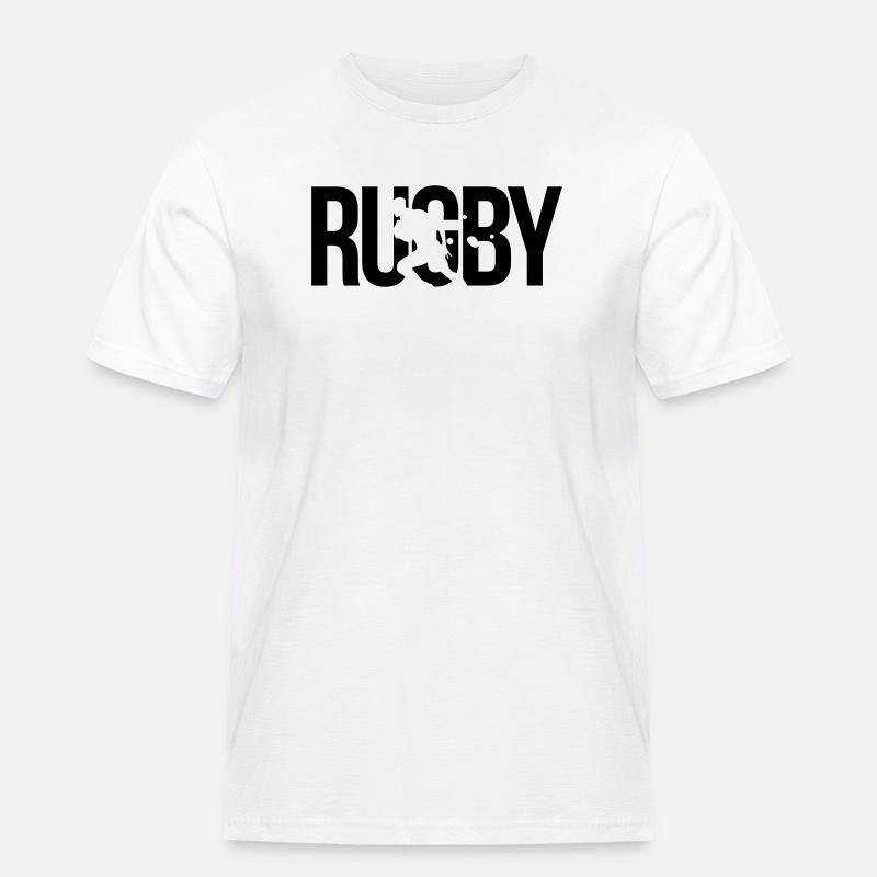 rugby - Men's Workwear T-Shirt - white