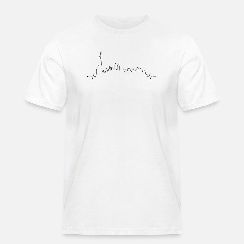 design_missing_request - Männer Workwear T-Shirt - Weiß