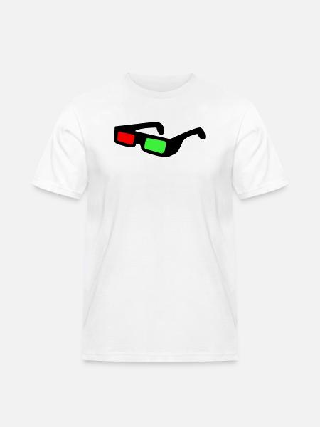 Blocs néon dans le contraste nocturne - T-shirt Workwear homme - blanc