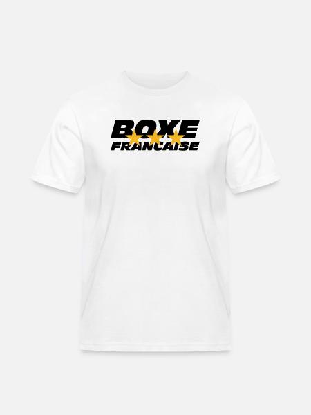 Boxen Francaise - Männer Workwear T-Shirt - Weiß