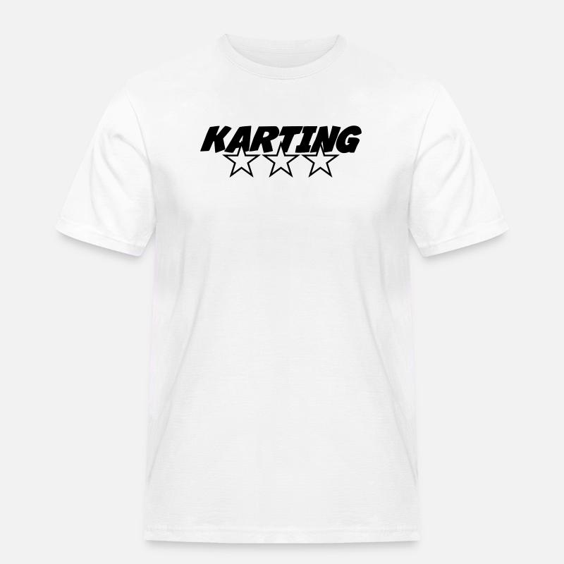 Karting - Men's Workwear T-Shirt - white