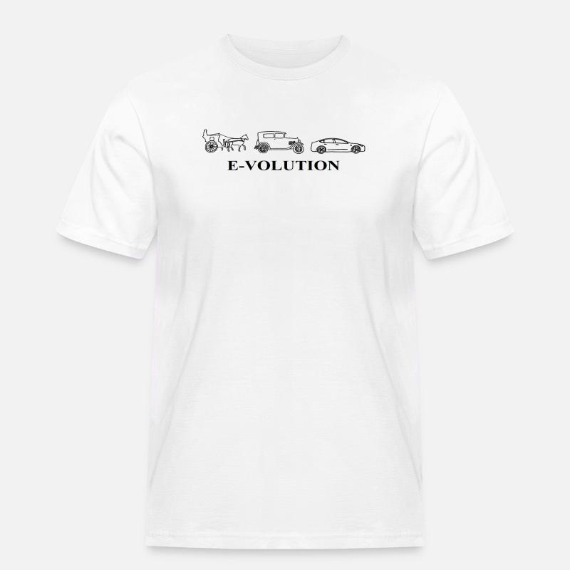 E-Volution Auto Evolution - Men's Workwear T-Shirt - white