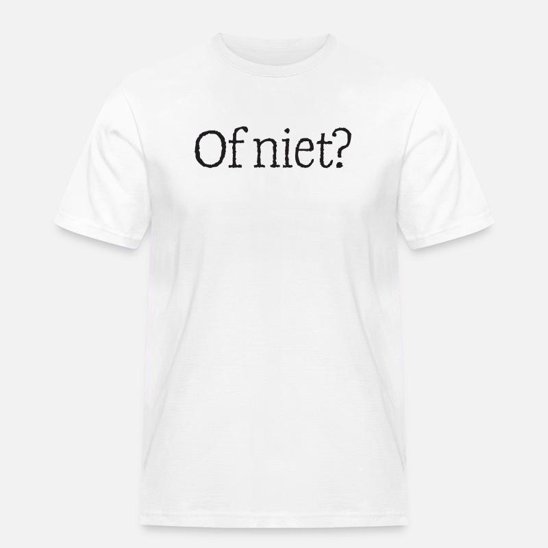 11 Oder doch nicht? - Männer Workwear T-Shirt - Weiß