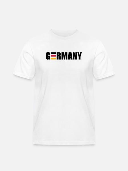Germany - Männer Workwear T-Shirt - Weiß