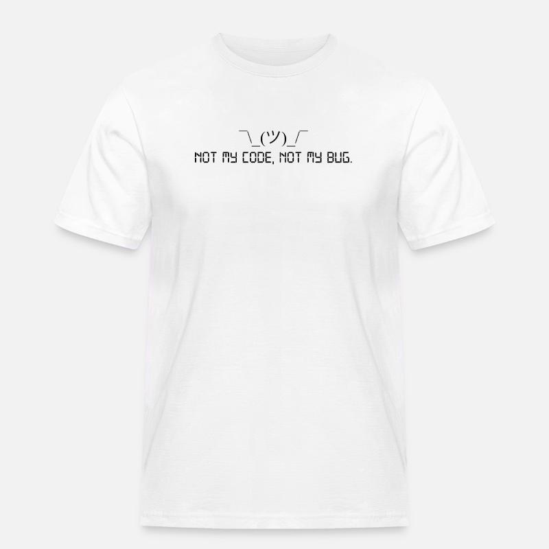 Pas mon code, pas mon bug. - T-shirt Workwear homme - blanc