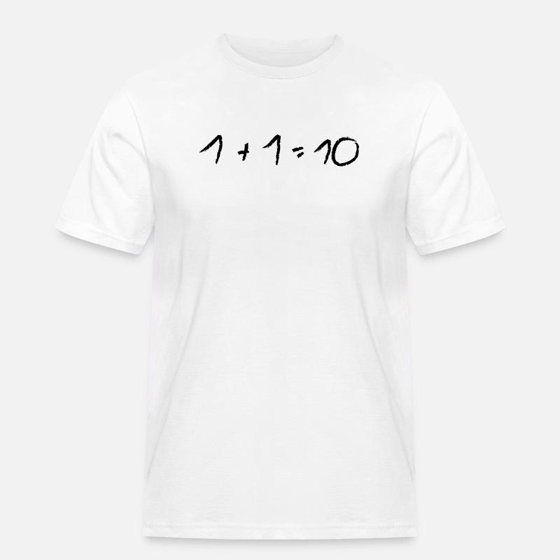 problème de maths 1 + 1 - T-shirt Workwear homme - blanc