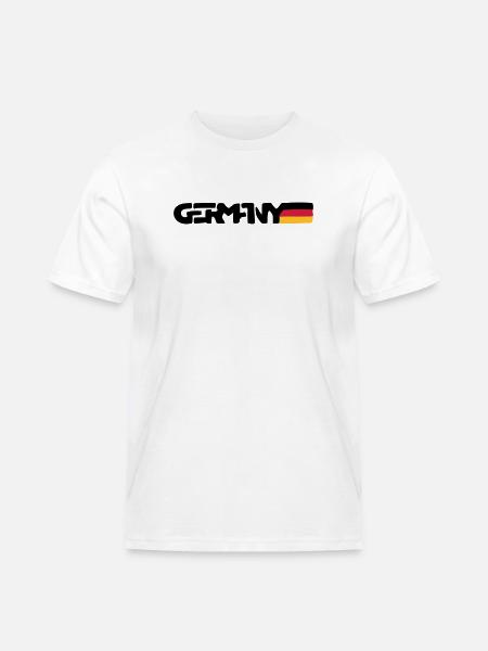 Germany - Männer Workwear T-Shirt - Weiß