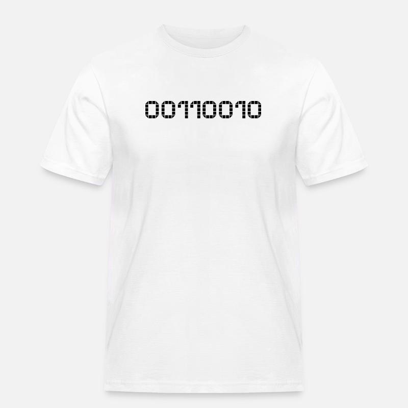 Binary notation - 50 - Men's Workwear T-Shirt - white
