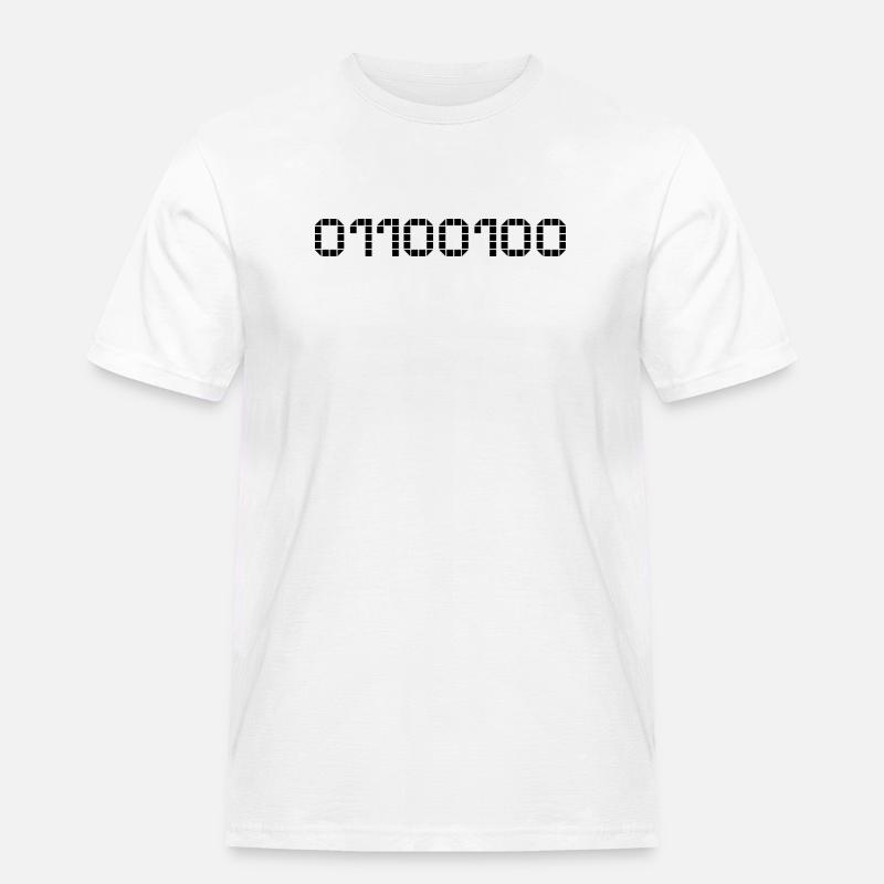 Binary notation - 100 - Men's Workwear T-Shirt - white