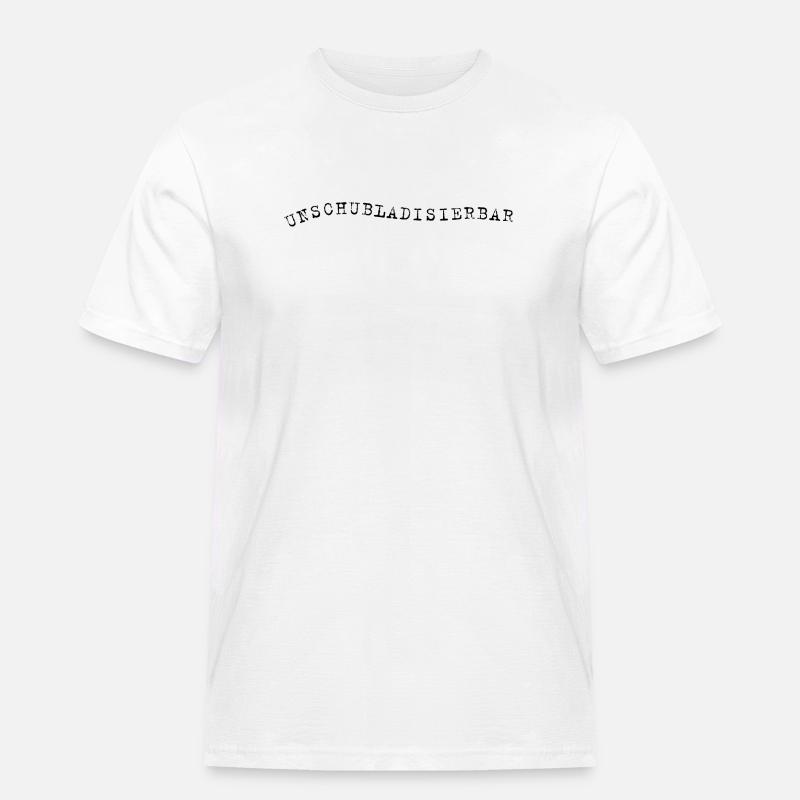 Unschubladisbar – Expression autodérisoire - T-shirt Workwear homme - blanc