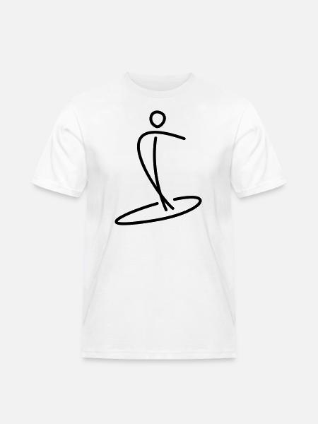 SURFING - Men's Workwear T-Shirt - white