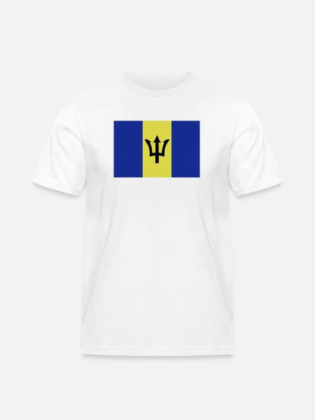 barbados - Männer Workwear T-Shirt - Weiß