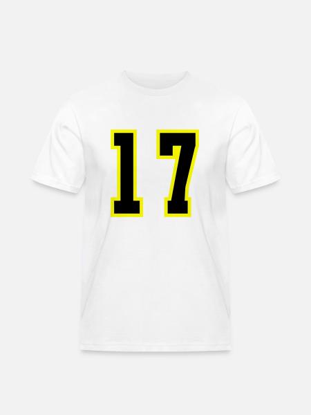 17 Number Leotard - Men's Workwear T-Shirt - white