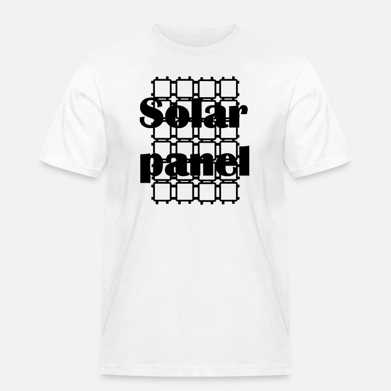solar panel SOLAR PANEL - Men's Workwear T-Shirt - white
