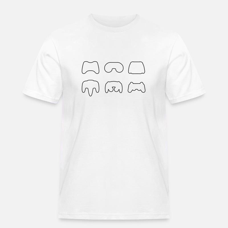 Controller - Männer Workwear T-Shirt - Weiß