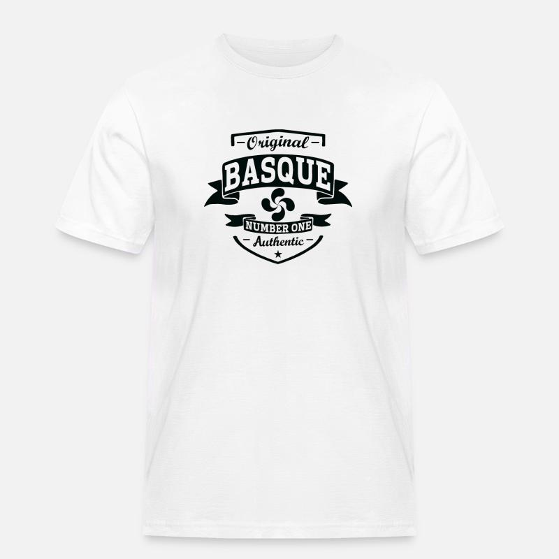 20679DA5 D7CC 4A3E A0E1 0B8536E75CE2 - Männer Workwear T-Shirt - Weiß