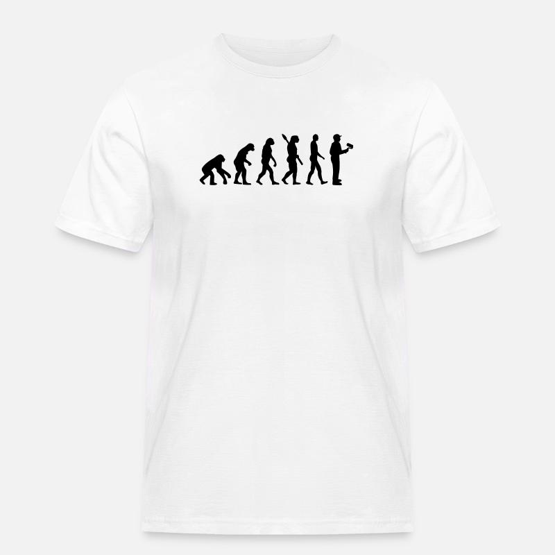 Painter evolution - Men's Workwear T-Shirt - white