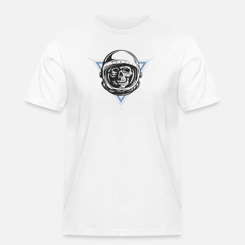 Spacemonkey - Männer Workwear T-Shirt - Weiß