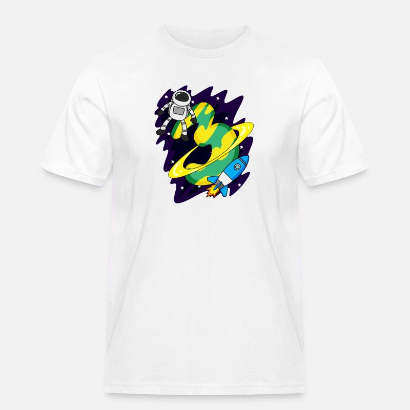 3 Jahre alt Junge Geschenk - Männer Workwear T-Shirt - Weiß