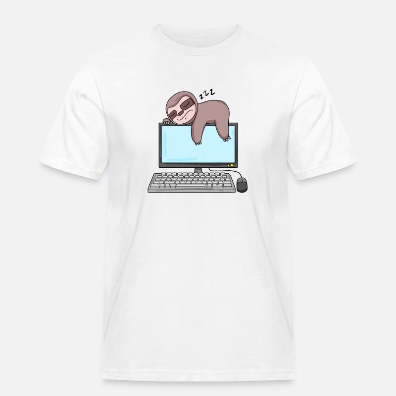 Computer Nerd Programmer Gift - Men's Workwear T-Shirt - white