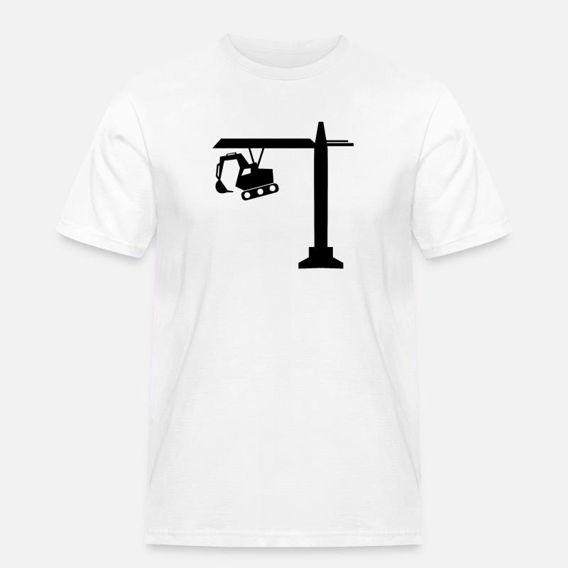 Engineer Engineer Site Manager - Men's Workwear T-Shirt - white