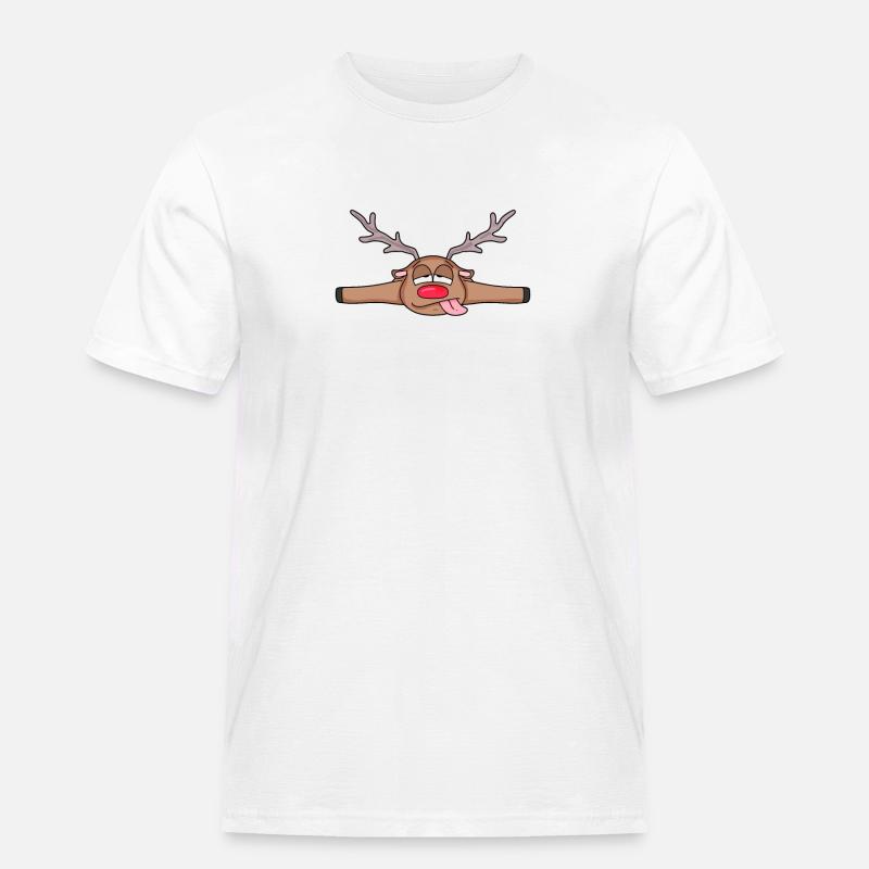Roe deer lying down - Men's Workwear T-Shirt - white