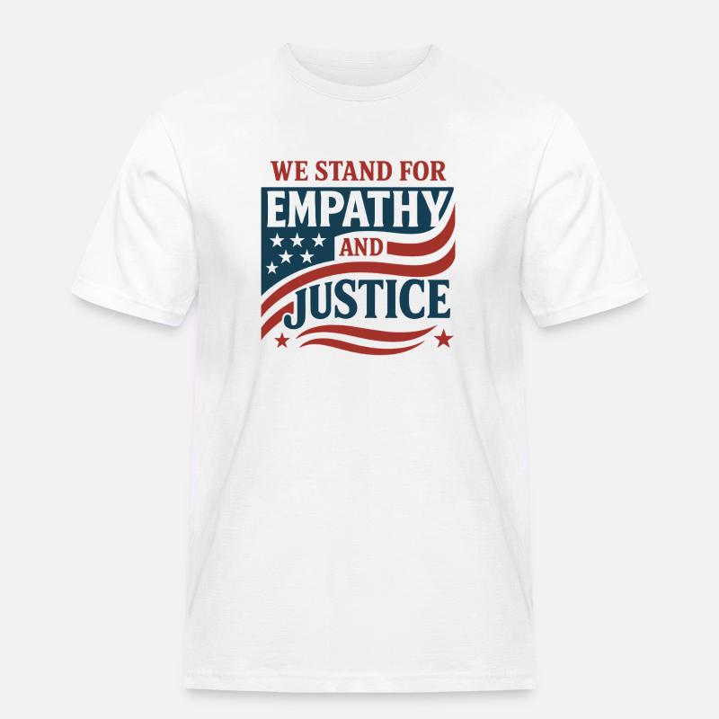 Forensic Nurse Practitioner Empathy & Justice - Men's Workwear T-Shirt - white