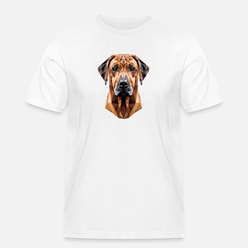 Rhodesian Ridgeback Jagdhund Hunde Stolz Ridgeback - Männer Workwear T-Shirt - Weiß