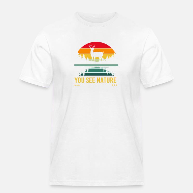 Bogen Bogenschütze Bogenschießen - Männer Workwear T-Shirt - Weiß