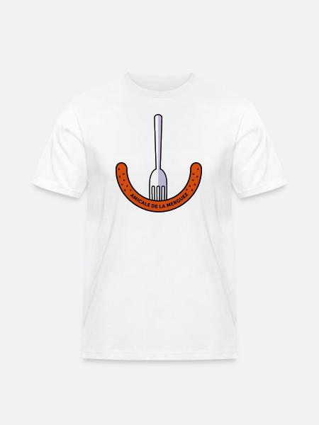 Amicale de la Merguez - Men's Workwear T-Shirt - white