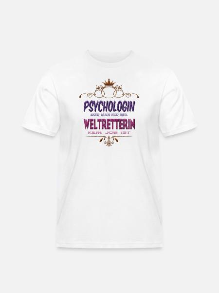 Psychologin Weltretterin - Männer Workwear T-Shirt - Weiß