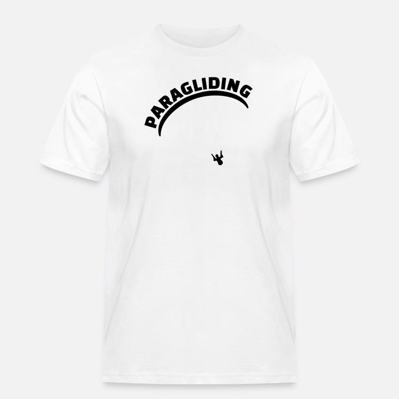 Paragliding - Männer Workwear T-Shirt - Weiß