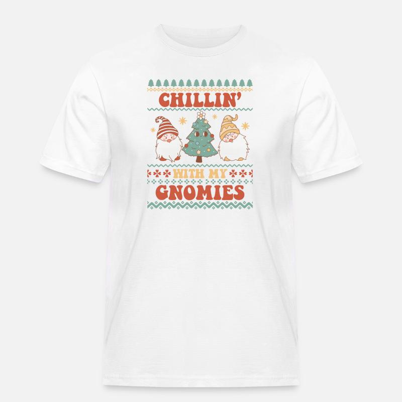Hässlicher Weihnachtspullover - Männer Workwear T-Shirt - Weiß