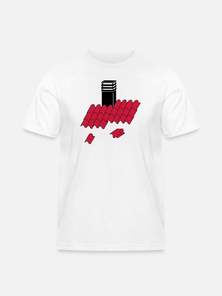voûte_ cheminée_c1 - T-shirt Workwear homme - blanc