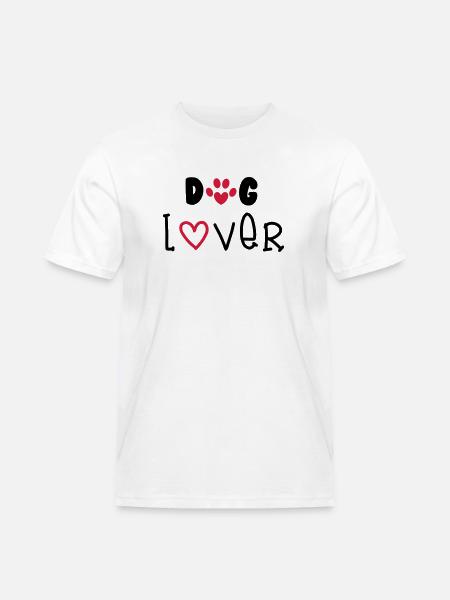 Dog Lover - Men's Workwear T-Shirt - white