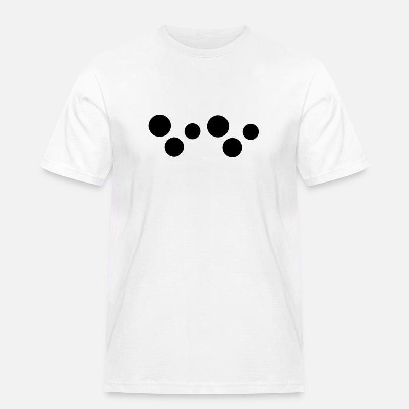 Six Circles Circle Shape - Men's Workwear T-Shirt - white